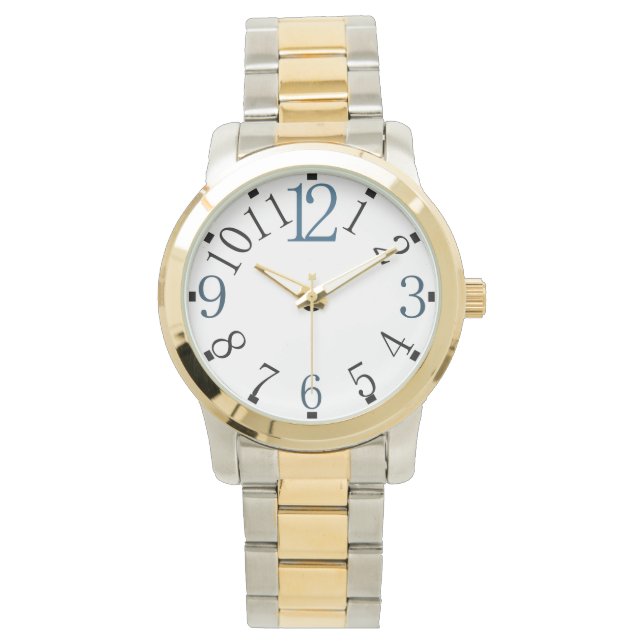 simple visage de montre avec différentes couleurs (devant)