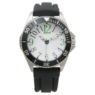 simple visage de montre avec différentes couleurs