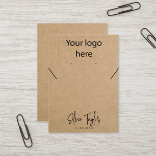 Simple Votre logo Collier Elevage Carte d'affichag