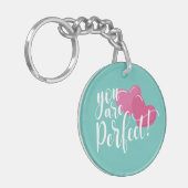 Simple Vous Êtes Parfait Valentine | Porte-clé (Devant gauche)