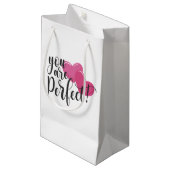 Simple Vous Êtes Parfait Valentine | Sac Cadeau (Devant Angle)