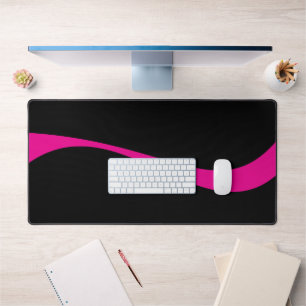 Simple Waves 2 in Magenta en Zwart Bureaumat