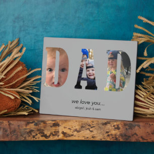 Simple We houden van je vader Foto Collage Fotoplaat