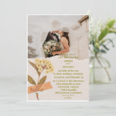 Simple wedding invitations that express  kaart (Staand voorkant)