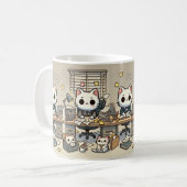 Simple Whiskers Office Chaos Mug (Devant gauche)