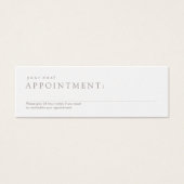 Simple White Appointment (Devant)