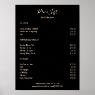 Simple White Beige Preishear Poster