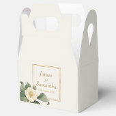 Simple White Floral Illustration | Weddenschap Bedankdoosjes (Geopend)