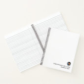 Simple White Professional Bio-foto Notitieboek (Binnen)