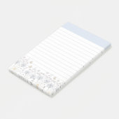 Simple wildflowers post-it® notes (Schuin)