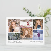 Simple Winnie Flocon de neige vacances Multi Carte (Debout devant)