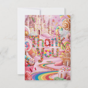 Simple Wishes Candyland bedankkaart
