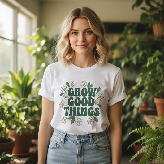 Simple Womens Tshirts Daisy Minimalist