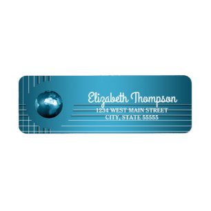 Simple World Travel Globe Retour Étiquette