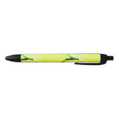 Simple yellow green lemon add name minimum custom zwarte inkt pen (Bodem)