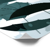 Simple Yellow Umbrella Artwork | POSTER (Hoek)