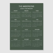 Simple Yet Elegant 2026 Calendar | Magnet (Devant)