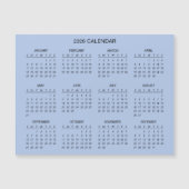 Simple Yet Elegant 2026 Calendar | Magnet (Devant)