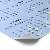 Simple Yet Elegant Floral 2026 Calendar | Poster (Hoek)