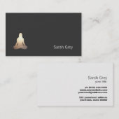 Simple Yoga Mediation Pose Visitekaartje (Voorkant / Achterkant)