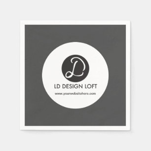 Simple Your logo hier en website Zwart Servet