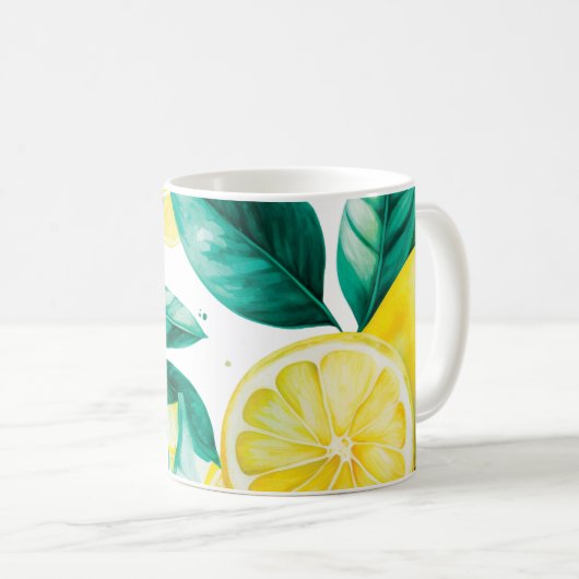 Simplement beauté rafraîchissant citron mug (Devant droit)