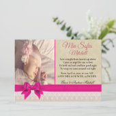 Simplement Belle Bébé Faire-part de naissance fill (Debout devant)