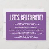 SIMPLEMENT BOLD 2025 GRAD PHOTO GRAD INVITATION (Dos)