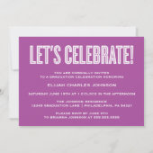 SIMPLEMENT BOLD 2025 GRAD PHOTO GRAD INVITATION (Dos)