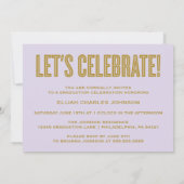 SIMPLEMENT BOLD 2025 GRAD PHOTO GRAD INVITATION (Dos)