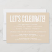 SIMPLEMENT BOLD 2025 GRAD PHOTO GRAD INVITATION (Dos)