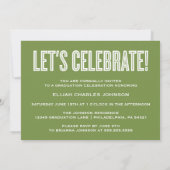 SIMPLEMENT BOLD 2025 GRAD PHOTO GRAD INVITATION (Dos)