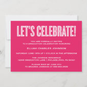 SIMPLEMENT BOLD 2025 GRAD PHOTO GRAD INVITATION (Dos)