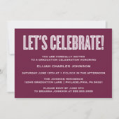 SIMPLEMENT BOLD 2025 GRAD PHOTO GRAD INVITATION (Dos)
