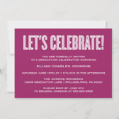 SIMPLEMENT BOLD 2025 GRAD PHOTO GRAD INVITATION (Dos)