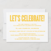 SIMPLEMENT BOLD 2025 GRAD PHOTO GRAD INVITATION (Dos)