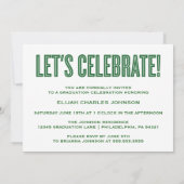 SIMPLEMENT BOLD 2025 GRAD PHOTO GRAD INVITATION (Dos)