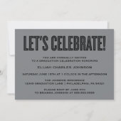 SIMPLEMENT BOLD 2025 GRAD PHOTO GRAD INVITATION (Dos)