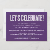 SIMPLEMENT BOLD 2025 GRAD PHOTO GRAD INVITATION (Dos)