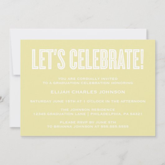 SIMPLEMENT BOLD 2025 GRAD PHOTO GRAD INVITATION (Dos)