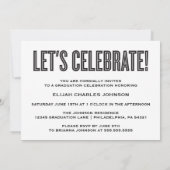 SIMPLEMENT BOLD 2025 GRAD PHOTO GRAD INVITATION (Dos)