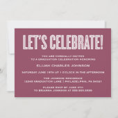 SIMPLEMENT BOLD 2025 GRAD PHOTO GRAD INVITATION (Dos)