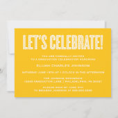 SIMPLEMENT BOLD 2025 GRAD PHOTO GRAD INVITATION (Dos)