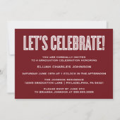 SIMPLEMENT BOLD 2025 GRAD PHOTO GRAD INVITATION (Dos)