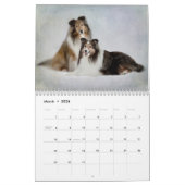 Simplement calendrier de Shelties (Mar 2026)