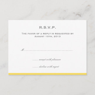 Simplement couleur bordure jaune mariage réponse r