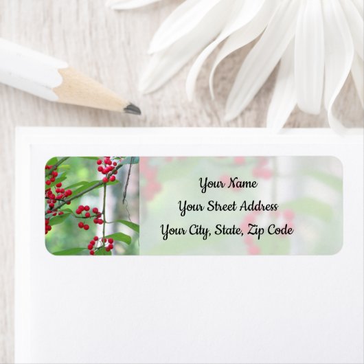 Simplement de beaux Étiquettes de adresse (En situation)