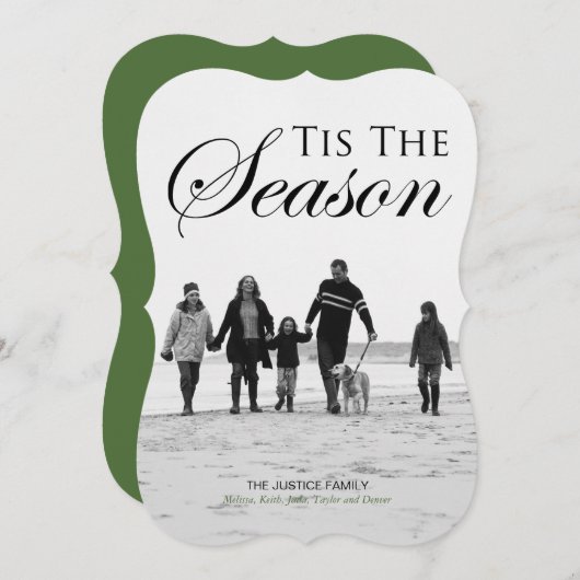 Simplement de belles cartes photos de Noël (Devant / Derrière)