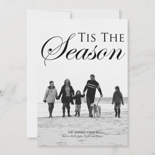 Simplement de belles cartes photos de Noël (Devant)