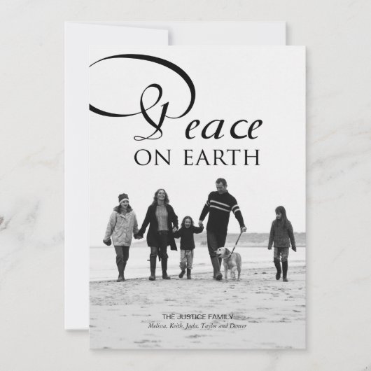 Simplement de belles cartes photos de Noël (Devant)